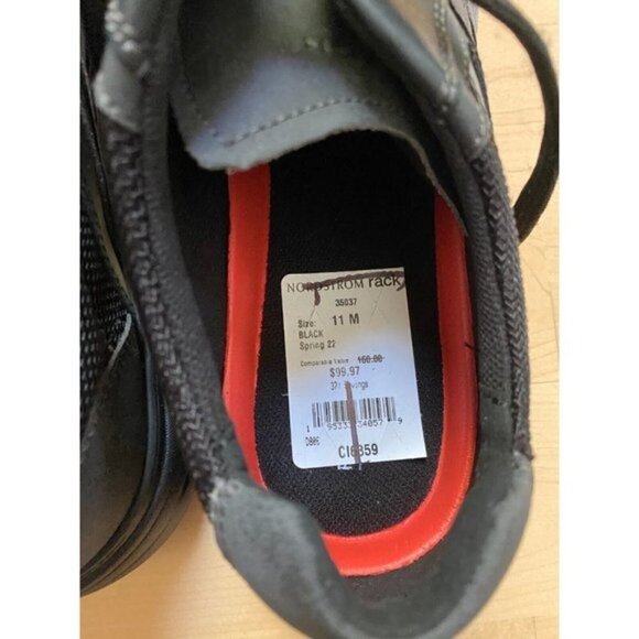 Rockport "Metro Path" lace up black sneaker mens leather - Picture 5 of 7